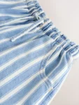 Blue/White Stripe Shorts