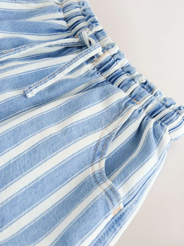 Blue/White Stripe Shorts