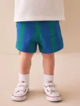 Blue/Green Stripe Textured Shorts (3mths-7yrs)