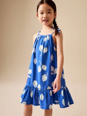 Cobalt Blue Angel Sleeve Dress