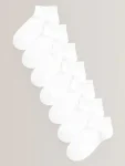 White 7 Pack Cotton Rich Trainer Socks