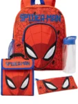Vanilla Underground Red Spiderman Licensing 4 Piece Backpack Set