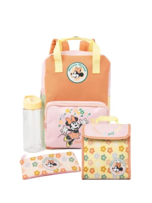 Vanilla Underground Pink Disney Girls Minnie Mouse 4 Piece Backpack Set