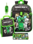 Vanilla Underground Black Minecraft Backpack Set