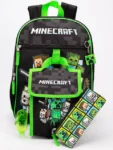 Vanilla Underground Black Minecraft Backpack Set