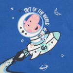 Peppa Pig Boys' T-Shirt George Pig Blue