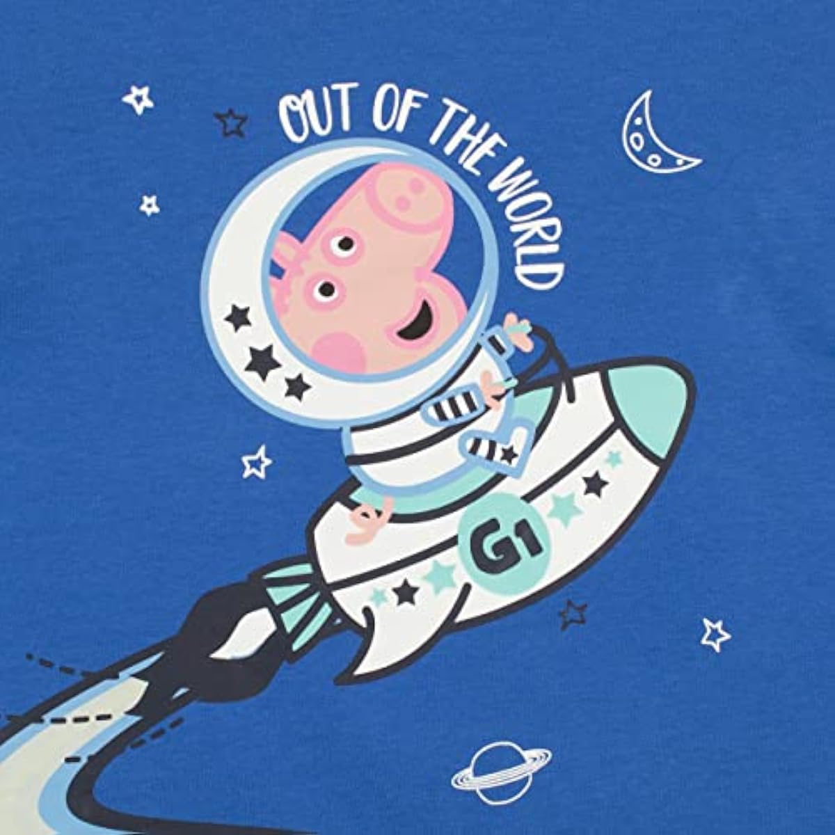 Peppa Pig Boys' T-Shirt George Pig Blue