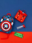Vanilla Underground Blue Marvel Boys 4 Piece Backpack Set