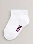White Cotton Rich Trainer Socks 7 Pack