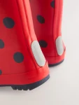 Red Ladybird Handle Wellies