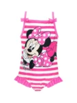 Character Pink Minnie Mouse Swimsuit Pink Stripe Minnie