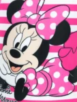 Character Pink Minnie Mouse Swimsuit Pink Stripe Minnie