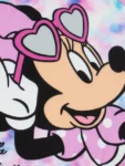 Character Purple Minnie Mouse Swimsuit Tye Dye