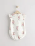 White I Love My Mummy Baby Bloomer Romper
