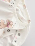 White I Love My Mummy Baby Bloomer Romper