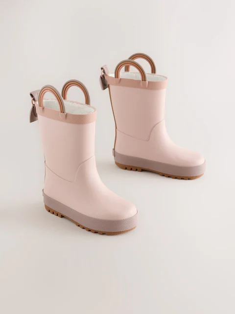 Pink Handle Wellies