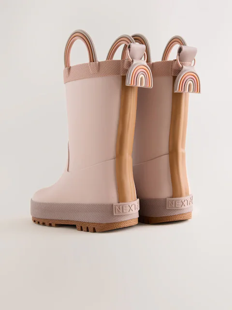 Pink Handle Wellies