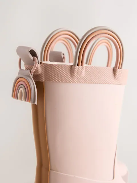 Pink Handle Wellies