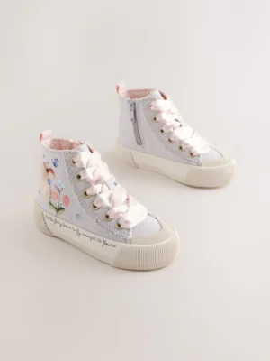 Lilac Purple Fairy Standard Fit (F) High Top Trainers