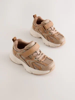 Neutral Touch Fastening Elastic Lace Trainers