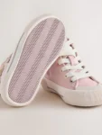 Pink Rainbow Wide Fit (G) High Top Trainers