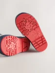 Navy Floral Handle Wellies