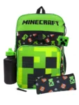 Vanilla Underground Black Minecraft Backpack Set 5 Piece