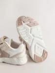 Neutral Wide Fit (G) Elastic Lace Touch Fasten Trainers