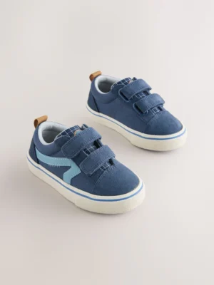 Blue Standard Fit (F) Touch Fastening Trainers