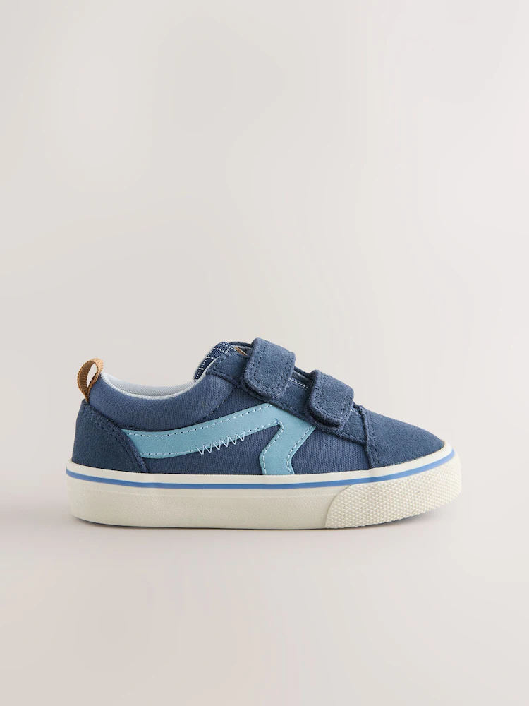 Blue Standard Fit (F) Touch Fastening Trainers