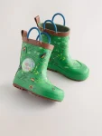 Green Forest Handle Pull On Wellies