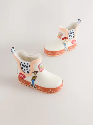 Cream/Red Toy Story Chelsea Wellies