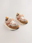 Neutral Animal Wide Fit (G) Elastic Lace Touch Fasten