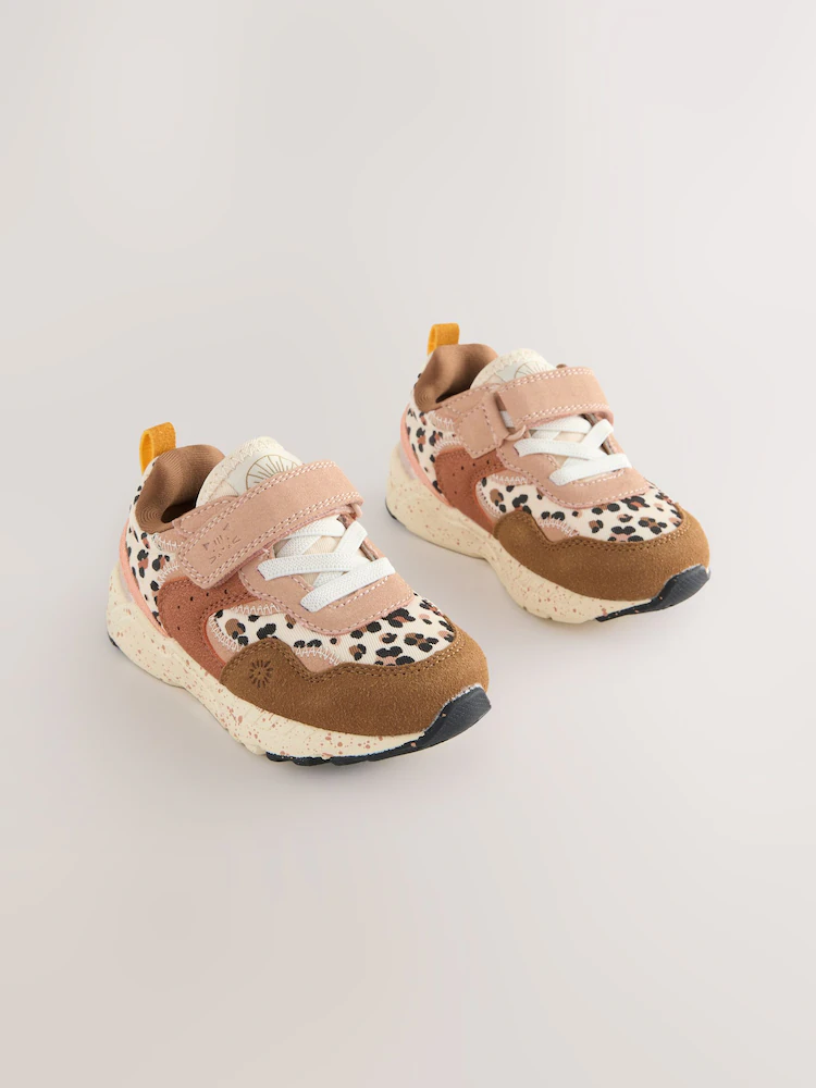 Neutral Animal Wide Fit (G) Elastic Lace Touch Fasten