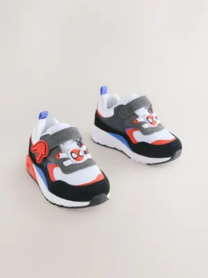 Red Spiderman Elastic Lace Trainers