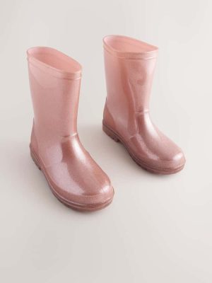 Rosegold Metallic Wellies