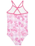 Character Pink Barbie Glittery Swimsuit