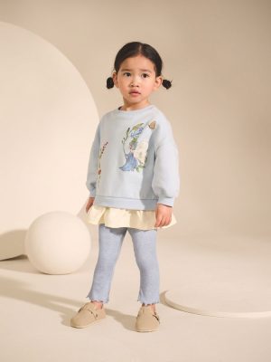 Blue Fairy Long Sleeve Top and Leggings Set