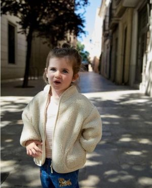 Cream Zip Through Fleece
