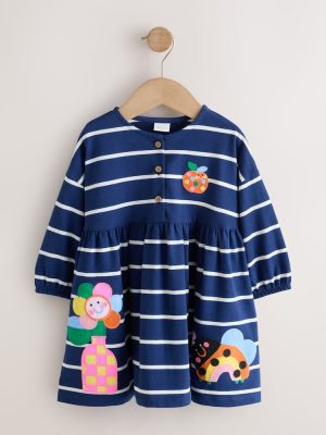 Navy Stripe Ladybird 