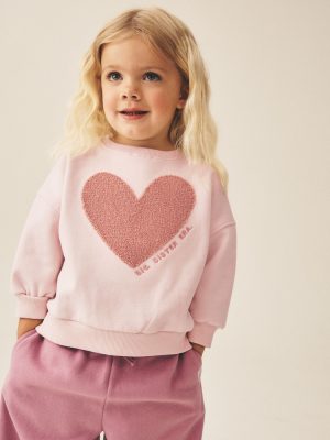 Cream Big Sister Era Crew Neck Sweatshirt