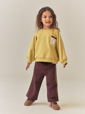 Green Molang Sweatshirt and Leggings Set