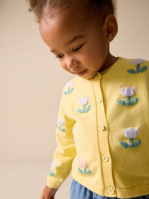 Yellow Tulip Cardigan