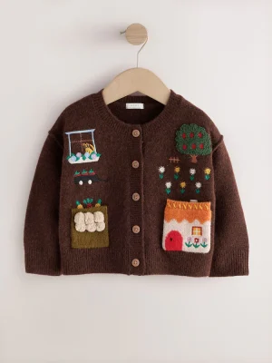 Chocolate Brown House Cardigan
