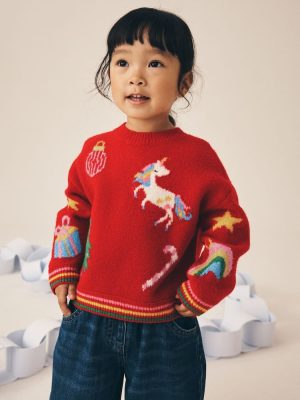Red Jolly Christmas Jumper.